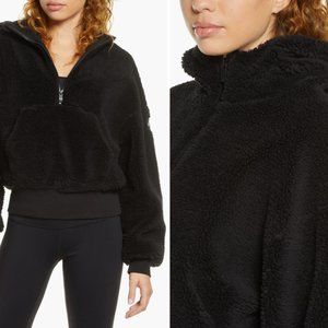 Alo Streetside Half Zip Fleece Hoodie